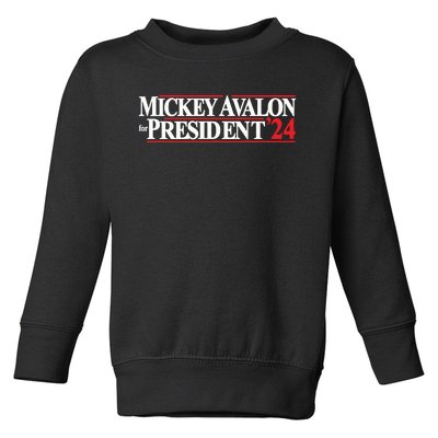 Mickey Avalon For President ‘24 Toddler Sweatshirt