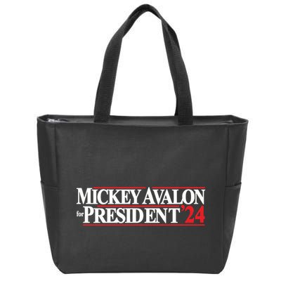 Mickey Avalon For President ‘24 Zip Tote Bag