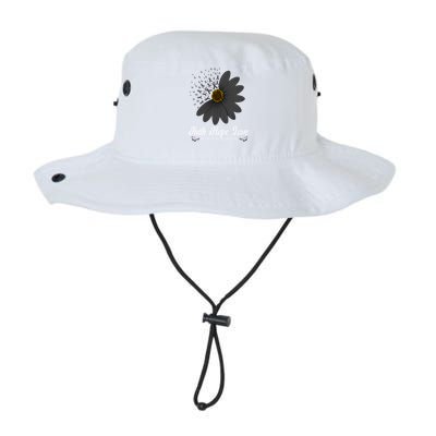 Melanoma Awareness Faith Hope Love Black Ribbon Support Gift Cute Gift Legacy Cool Fit Booney Bucket Hat