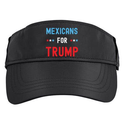 Mexican Americans For Trump Hispanic Vote Republican Gift Adult Drive Performance Visor