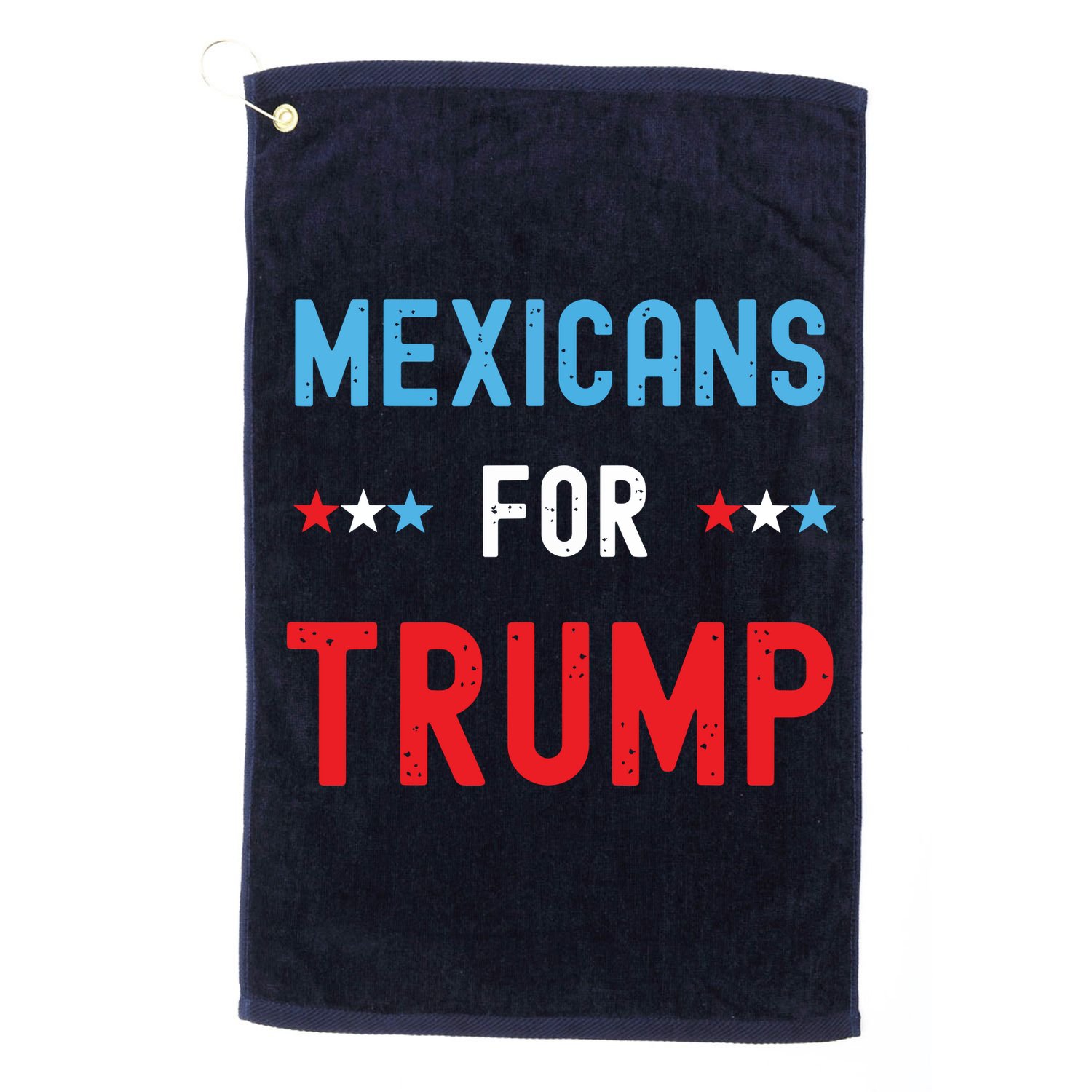 Mexican Americans For Trump Hispanic Vote Republican Gift Golf Towel
