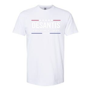 Make America Florida Desantis 2024 Election Trump 2024 Meaningful Gift Softstyle CVC T-Shirt