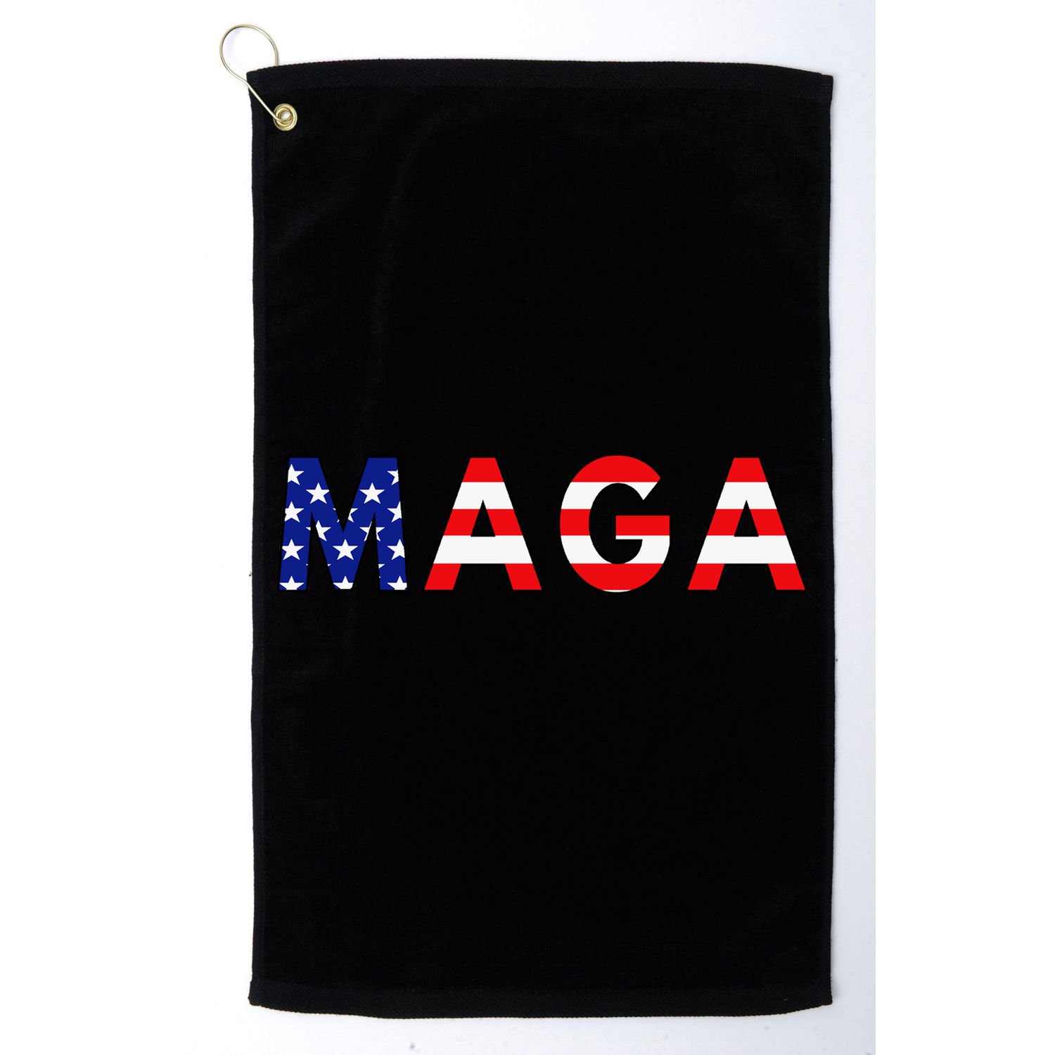 Maga American Flag Golf Towel