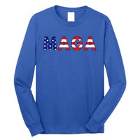 Maga American Flag Long Sleeve Shirt