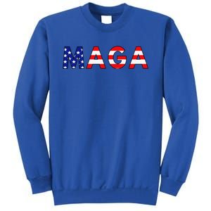 Maga American Flag Sweatshirt