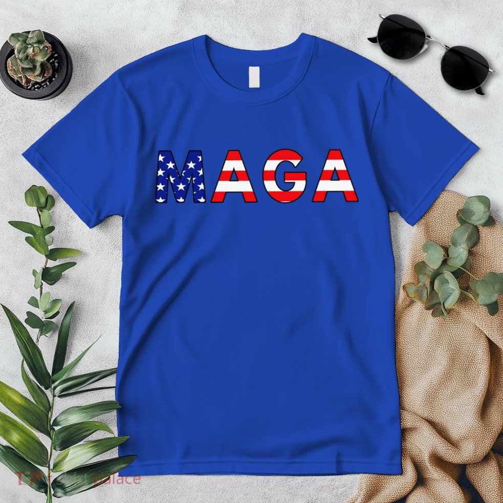 Maga American Flag Premium T-Shirt