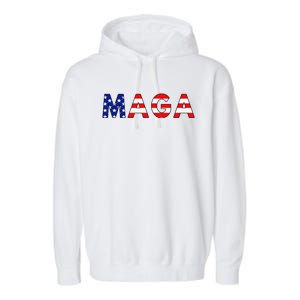 Maga American Flag Garment-Dyed Fleece Hoodie