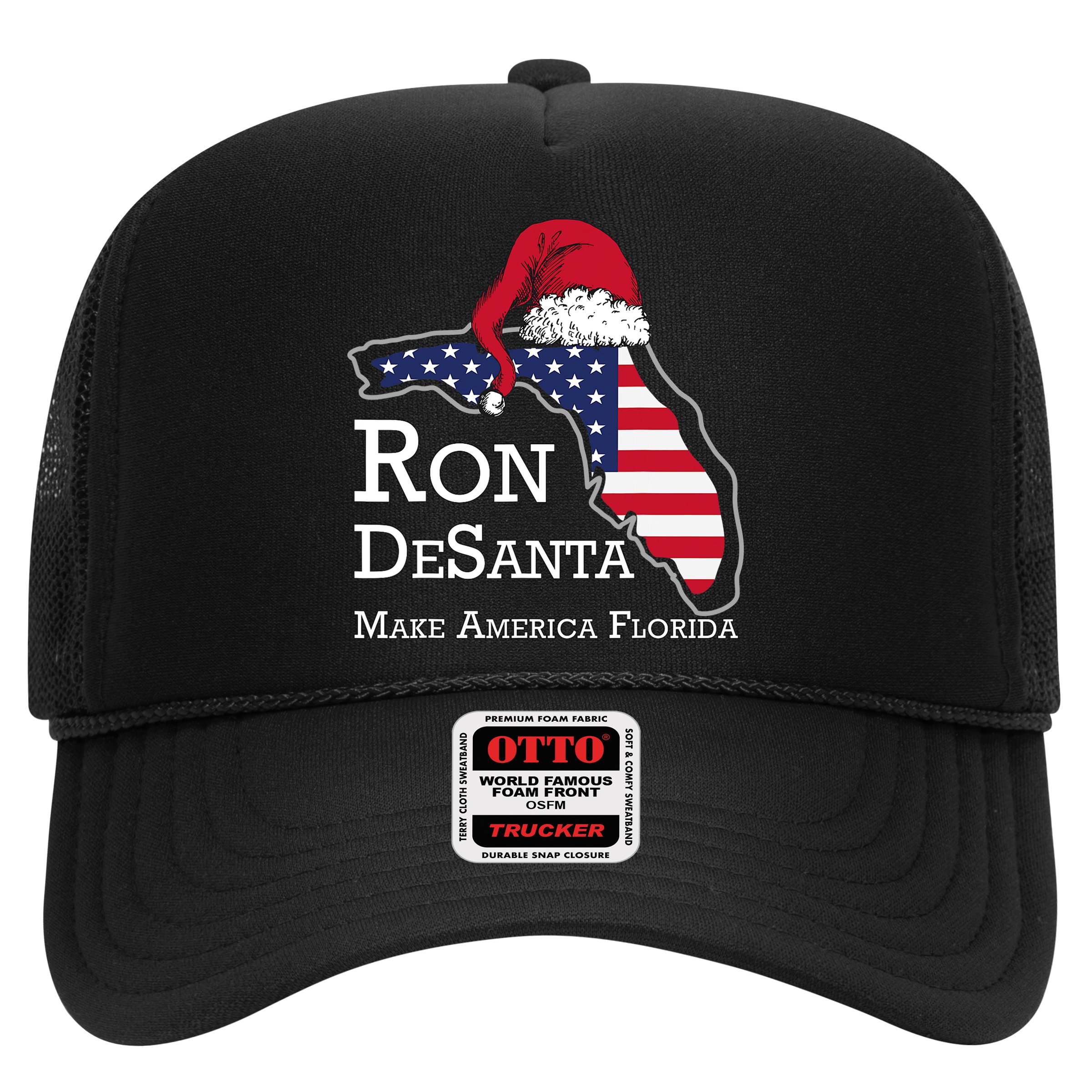 Make America Florida Ron DeSanta DeSantis Election Christmas Hat