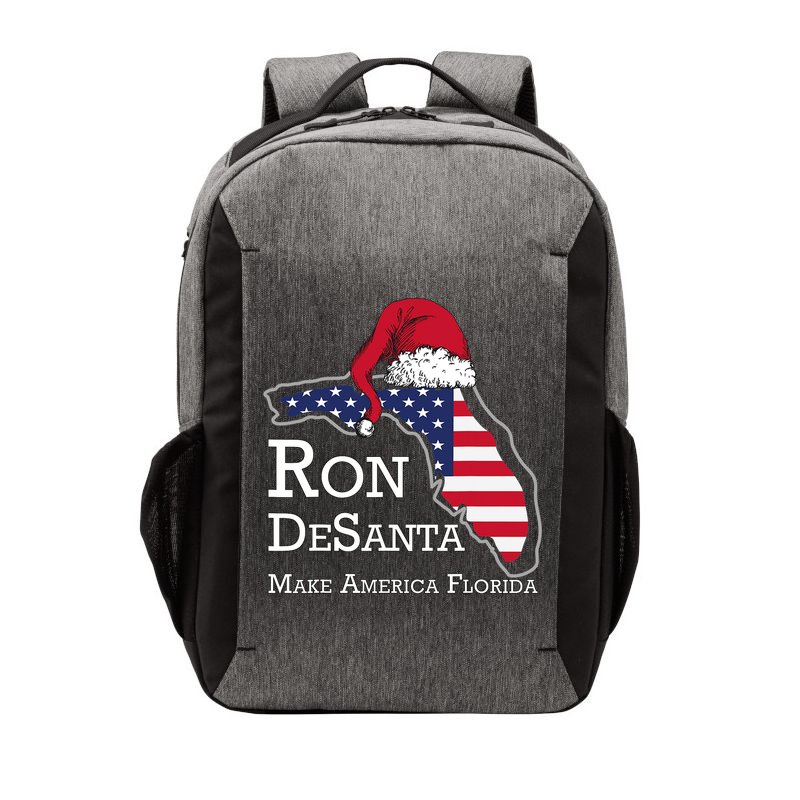 Make America Florida Ron DeSanta DeSantis Election Christmas Vector Backpack