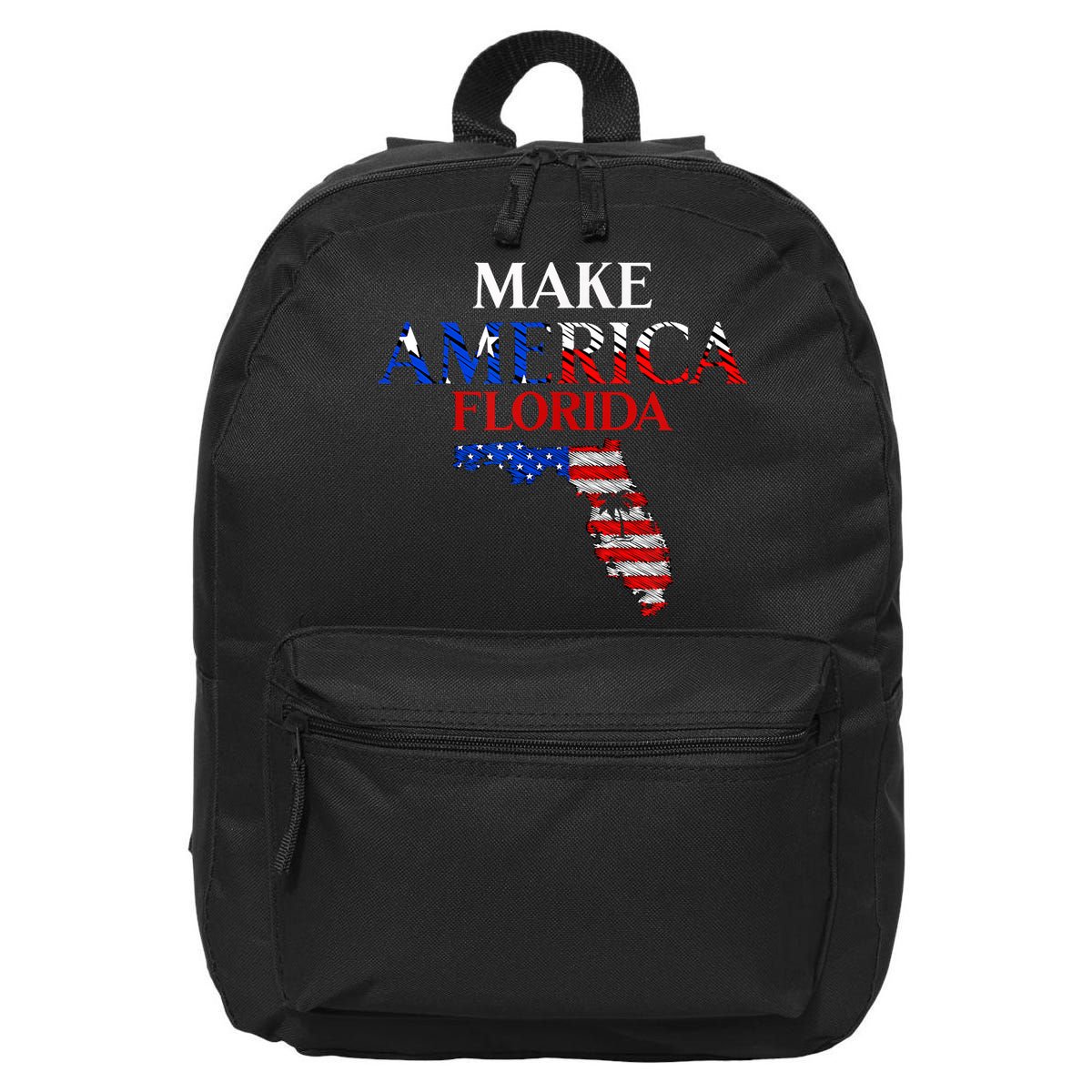 Make America Florida Funny Patriotic Freedom USA 16 in Basic Backpack