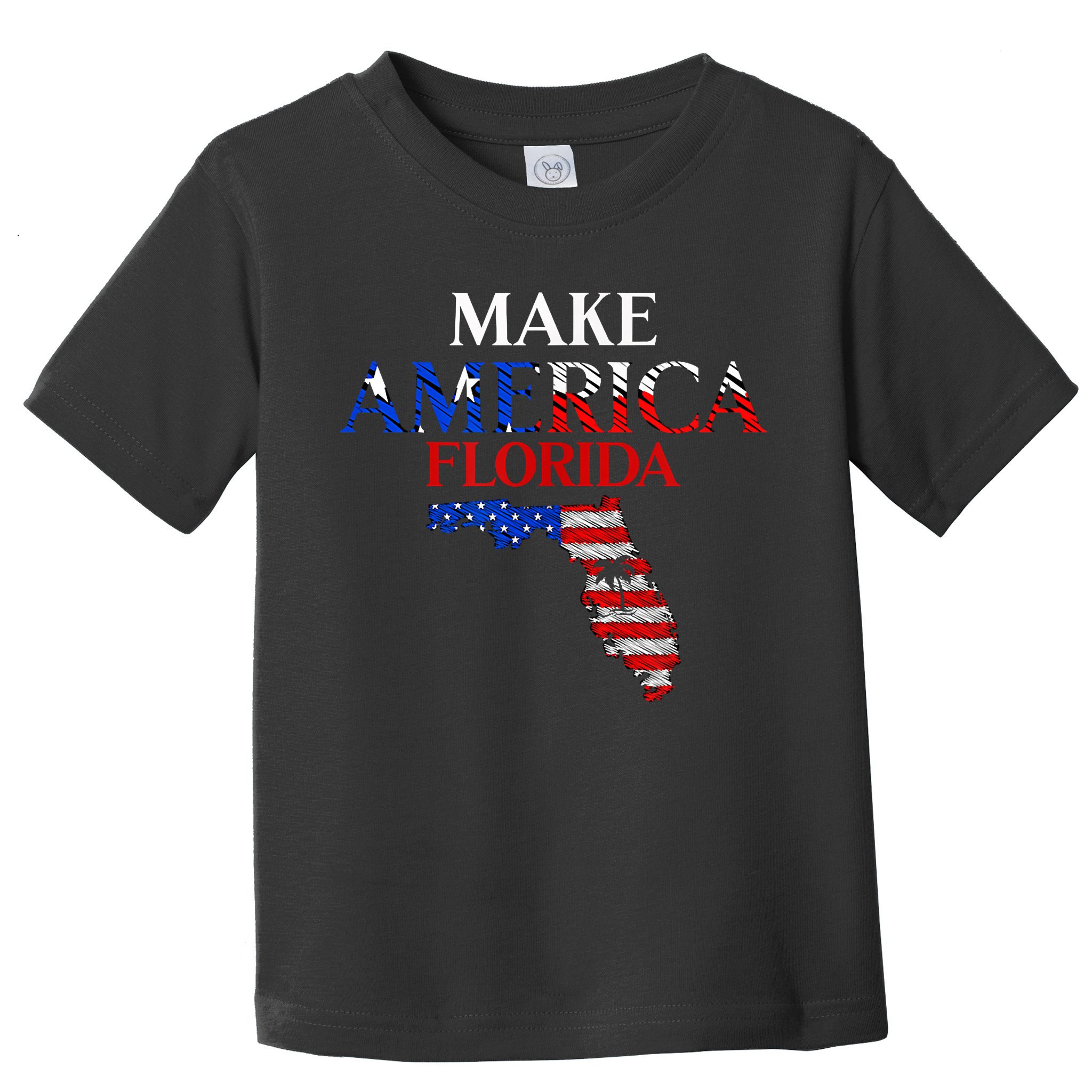 Make America Florida Funny Patriotic Freedom USA Toddler T-Shirt