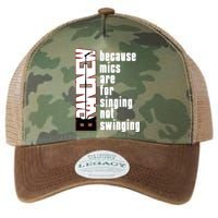 Mics Are For Singing Not Swinging Legacy Tie Dye Trucker Hat