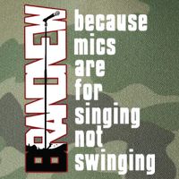 Mics Are For Singing Not Swinging Legacy Tie Dye Trucker Hat