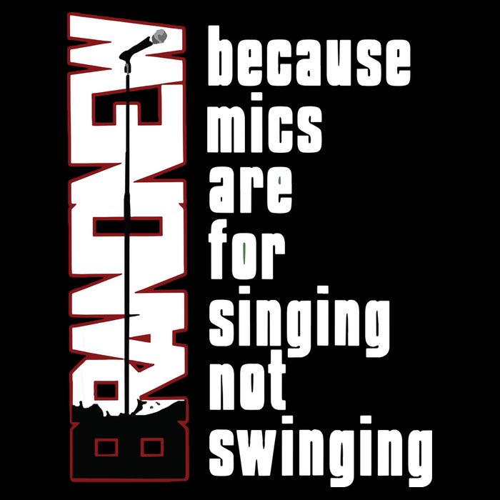 Mics Are For Singing Not Swinging 7-Panel Snapback Hat