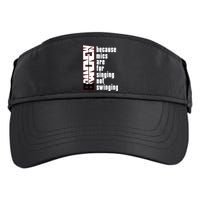 Mics Are For Singing Not Swinging Adult Drive Performance Visor
