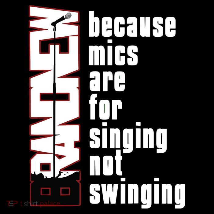 Mics Are For Singing Not Swinging Mug