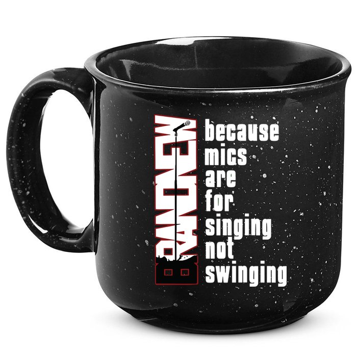 Mics Are For Singing Not Swinging 15oz Campfire Ceramic Mug