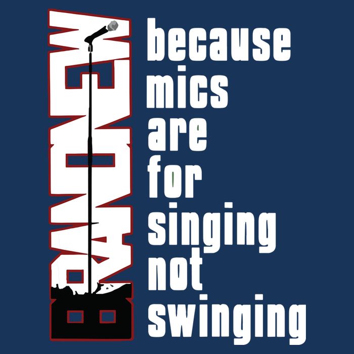 Mics Are For Singing Not Swinging Infant Baby Jersey Bodysuit