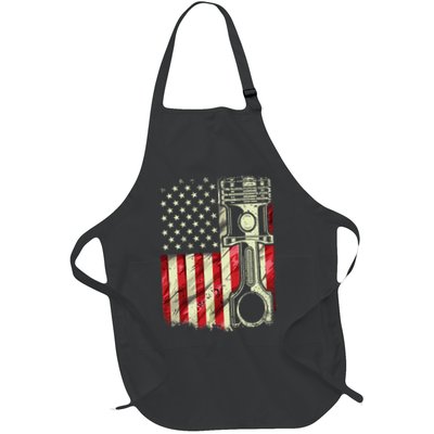 Mechanic American Flag Piston Muscle Car Patriotic Vintage Apron