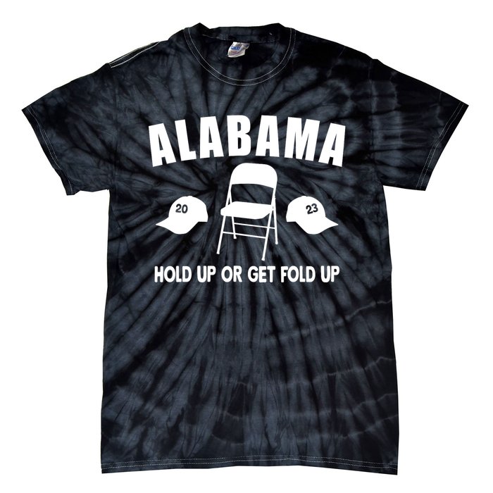 Montgomery Alabama Fight Riverboat Brawl Folding Chair Tie-Dye T-Shirt