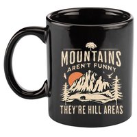 Mountains ArenT Funny TheyRe Hill Areas Funny Hiking Pun 11oz C Handle Ceramic Mug