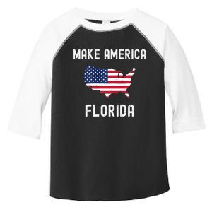 Make America Florida Vote Desantis 2024 Republican Political Toddler Fine Jersey T-Shirt