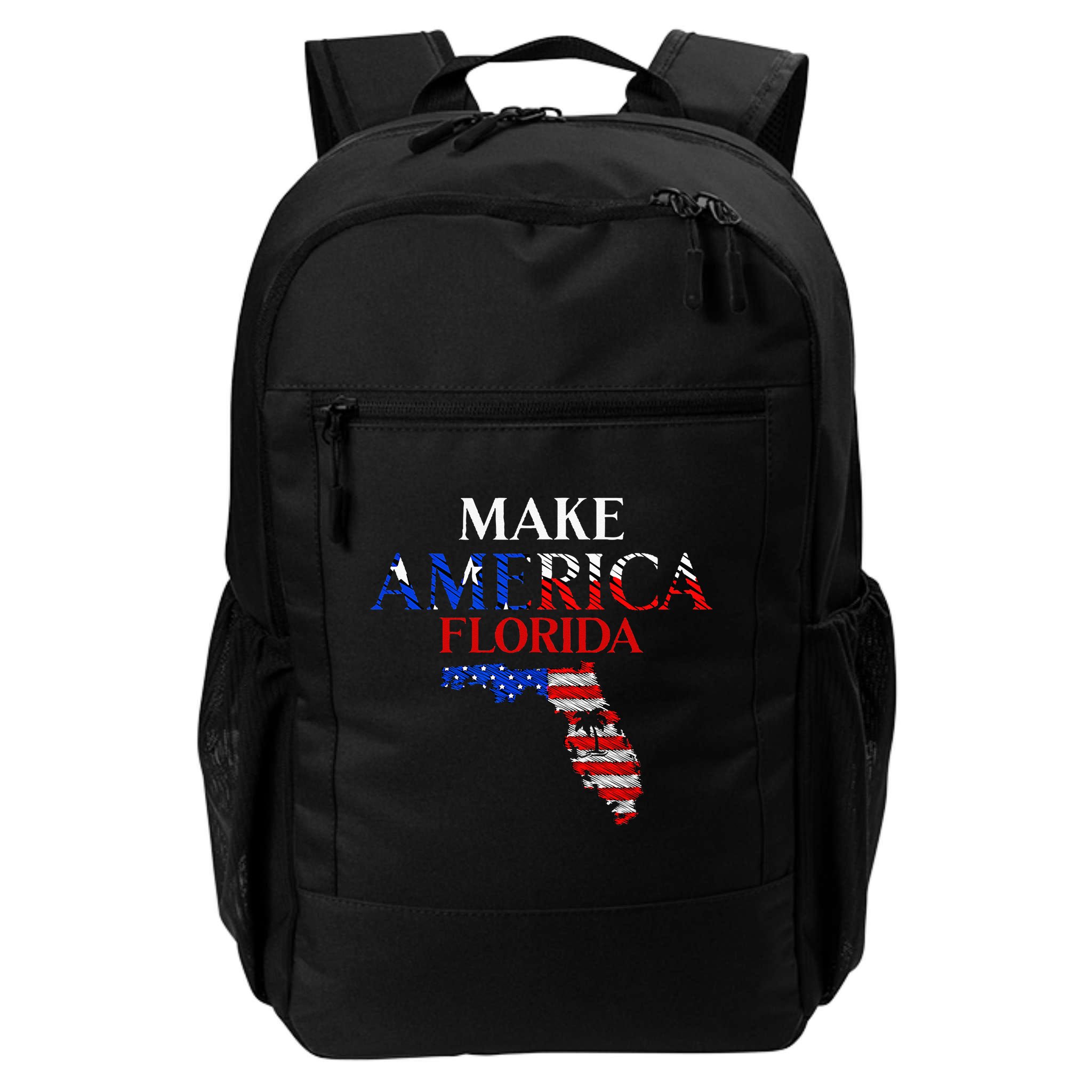 Make America Florida Funny Patriotic Freedom USA Backpack