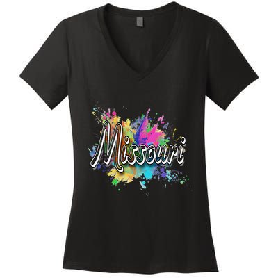 Missouri Apparel For Missouri Women's V-Neck T-Shirt