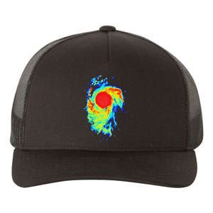 Meteorologist Art For Women Weather Radar Meteorology Yupoong Adult 5-Panel Trucker Hat