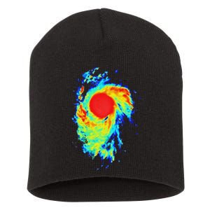 Meteorologist Art For Women Weather Radar Meteorology Short Acrylic Beanie