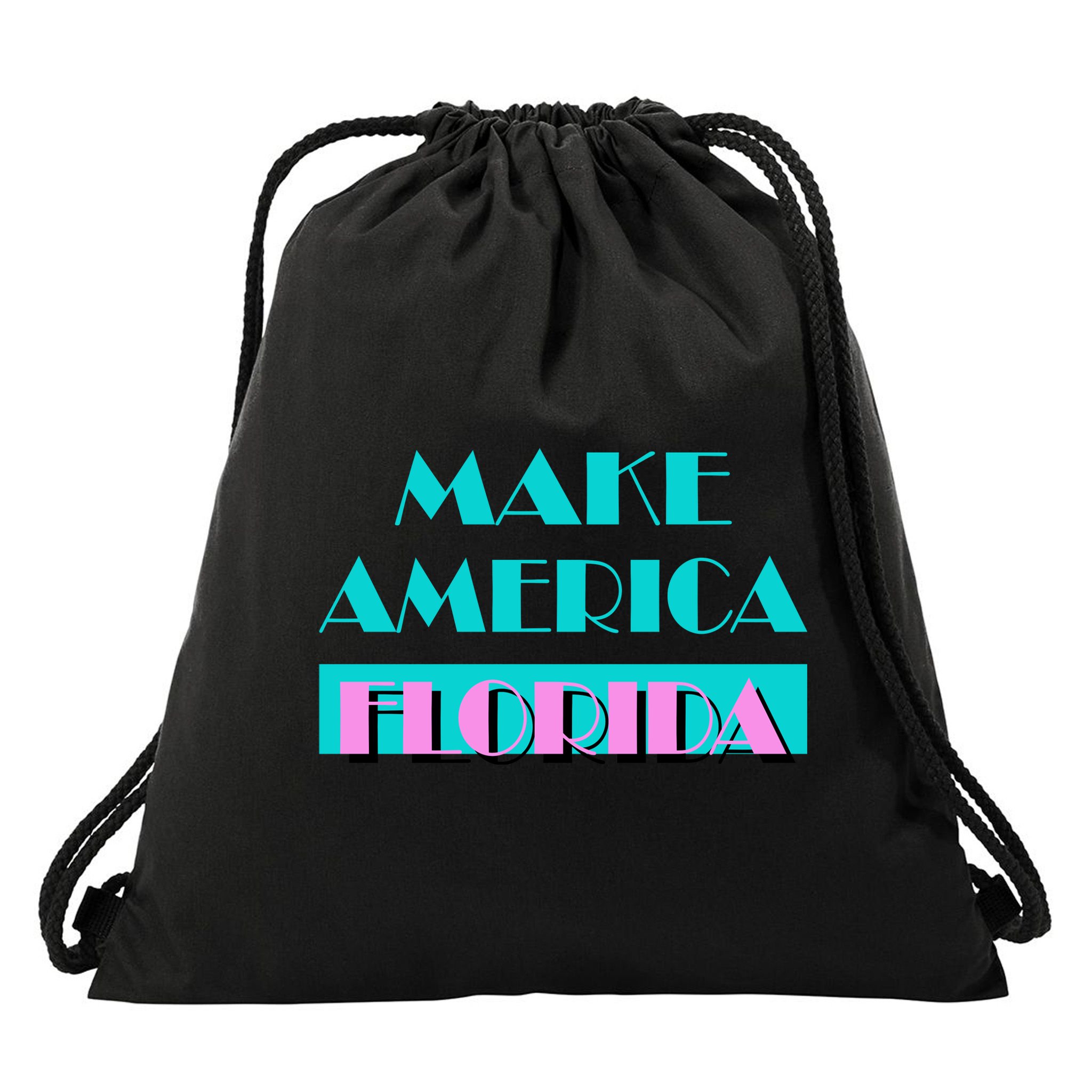 Ron Desantis 2024 Make America Florida Drawstring Bag