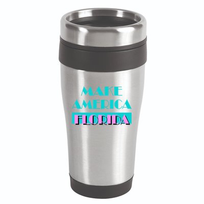 Ron Desantis 2024 Make America Florida 16oz Travel Tumbler