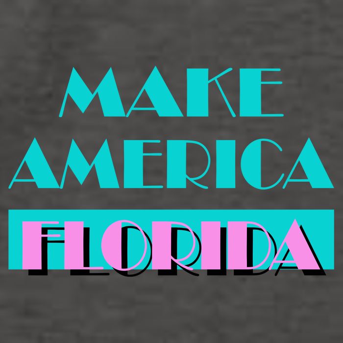 Ron Desantis 2024 Make America Florida Vector Backpack