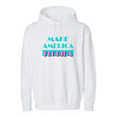 Ron Desantis 2024 Make America Florida Garment-Dyed Fleece Hoodie