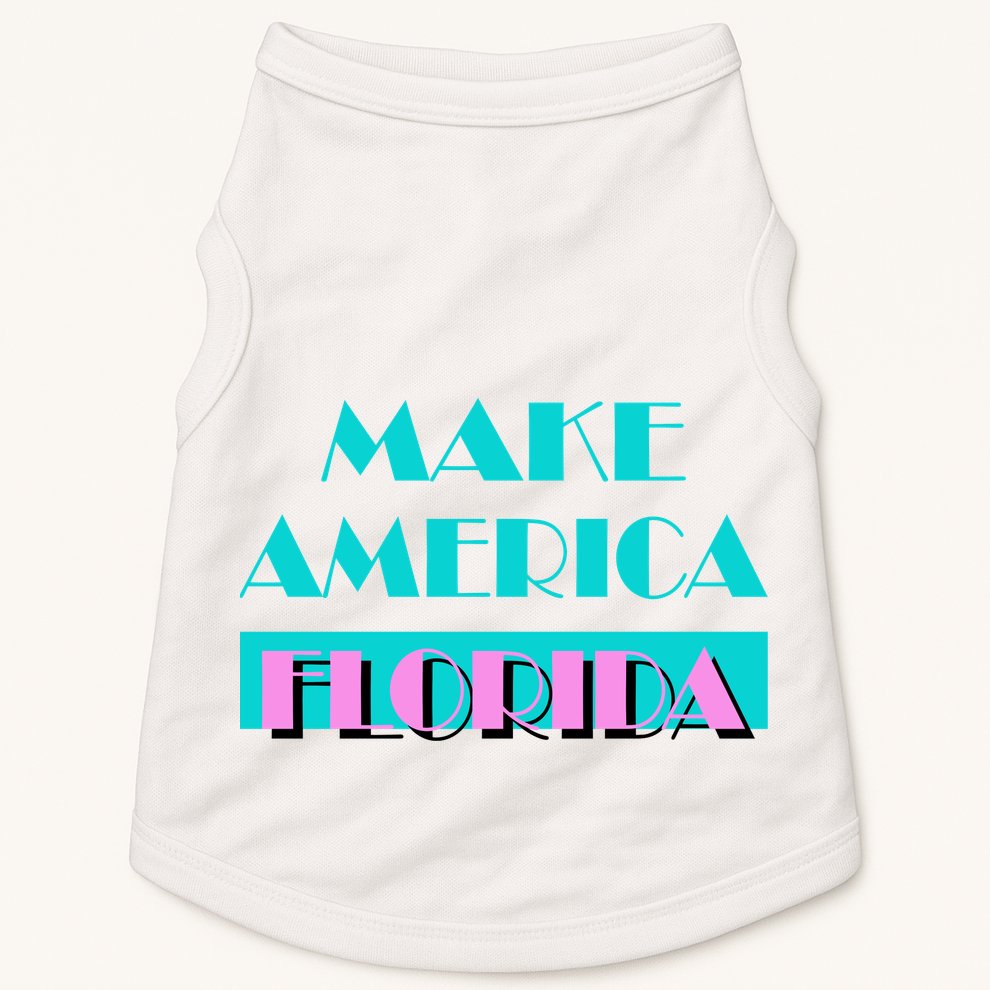 Ron Desantis 2024 Make America Florida Doggie Tank