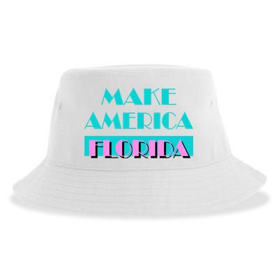 Ron Desantis 2024 Make America Florida Sustainable Bucket Hat