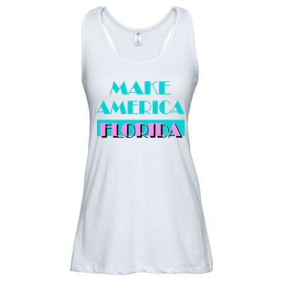 Ron Desantis 2024 Make America Florida Ladies Essential Flowy Tank