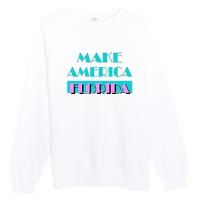 Ron Desantis 2024 Make America Florida Premium Crewneck Sweatshirt