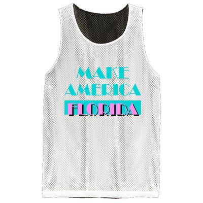Ron Desantis 2024 Make America Florida Mesh Reversible Basketball Jersey Tank