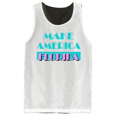 Ron Desantis 2024 Make America Florida Mesh Reversible Basketball Jersey Tank