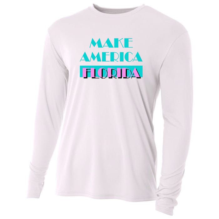 Ron Desantis 2024 Make America Florida Cooling Performance Long Sleeve Crew