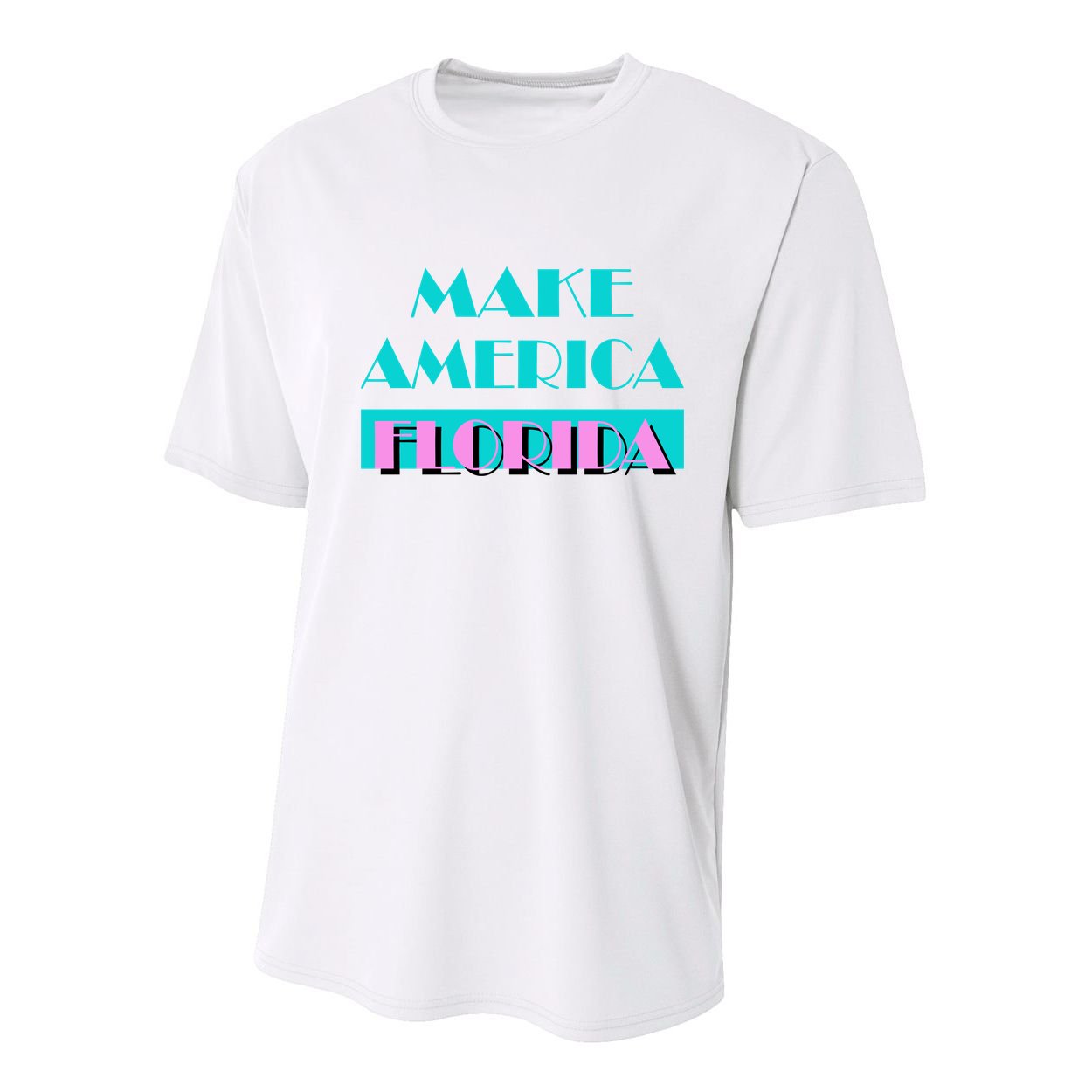 Ron Desantis 2024 Make America Florida Youth Performance Sprint T-Shirt