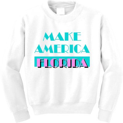 Ron Desantis 2024 Make America Florida Kids Sweatshirt