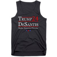 Make America Florida Trump DeSantis 2024 Election Man Women Tank Top