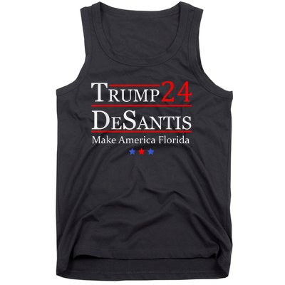 Make America Florida Trump DeSantis 2024 Election Man Women Tank Top