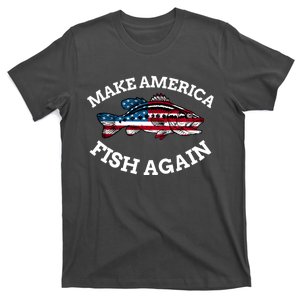 Make America Fish Again Fisherman USA T-Shirt