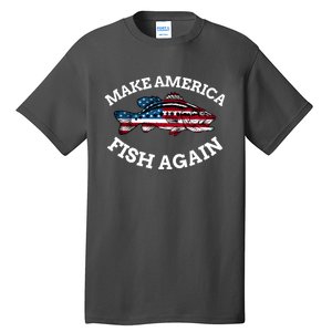 Make America Fish Again Fisherman USA Tall T-Shirt