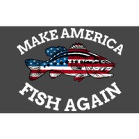 Make America Fish Again Fisherman USA Bumper Sticker