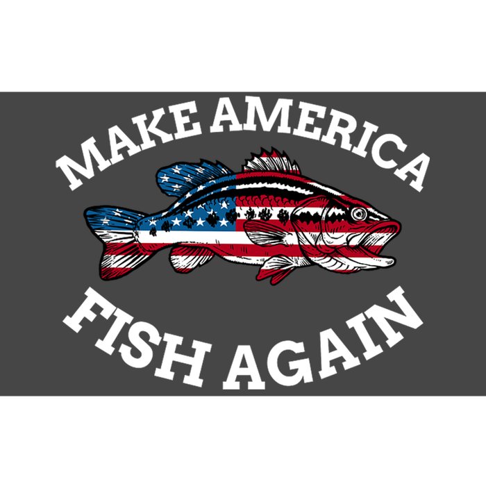 Make America Fish Again Fisherman USA Bumper Sticker