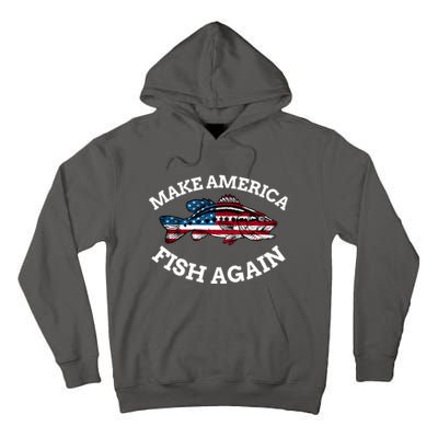 Make America Fish Again Fisherman USA Tall Hoodie